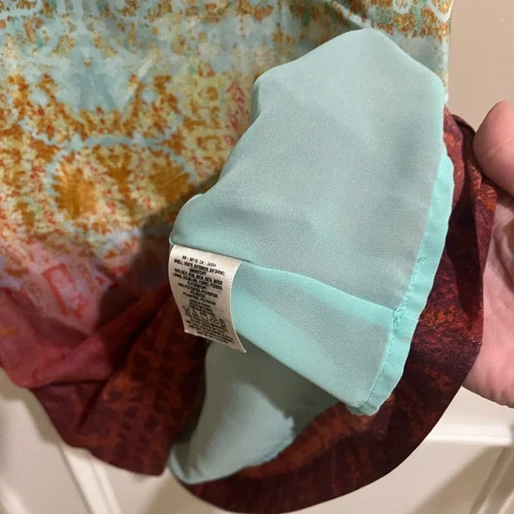 Anthropologie Maeve Silk Mini Dress - Picture 9 of 11